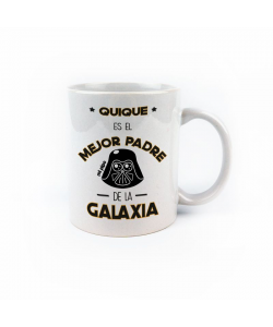 Taza cerámica personalizada (Nombre) es el mejor Padre de la Galaxia