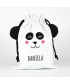 Saquito Personalizado panda