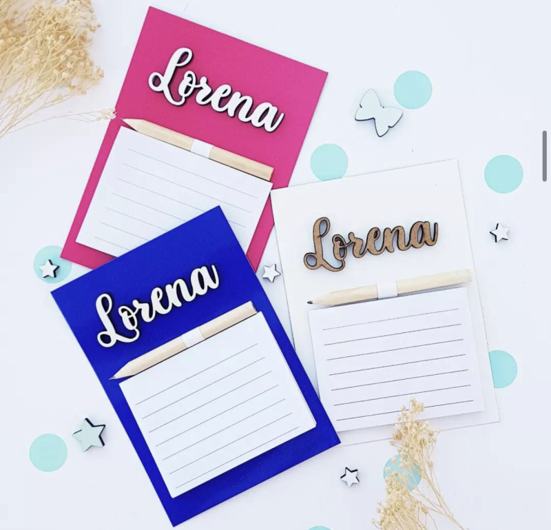 Libreta para frigorífico personalizada