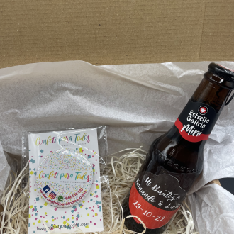 CERVEZA PERSONALIZADA + IMÁN ABRIDOR