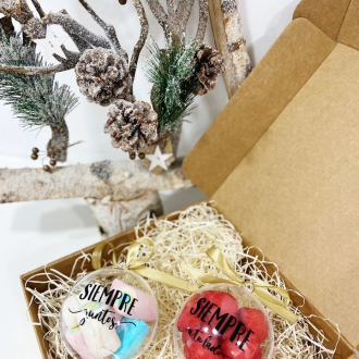 KIT 2 BOLAS NAVIDEÑAS 