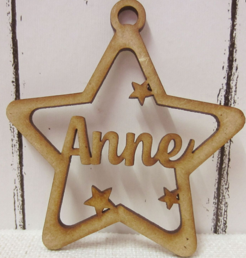 Bola de navidad Estrella Personalizada