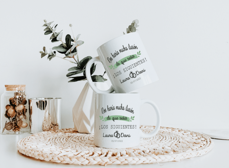 Pack de tazas “Nos haría ilusión que seáis los siguientes”