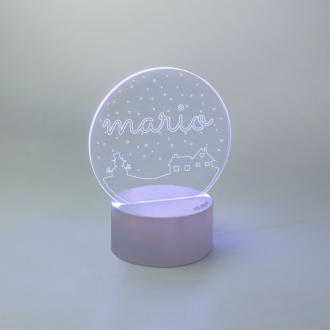 Lamparita redonda Navidad