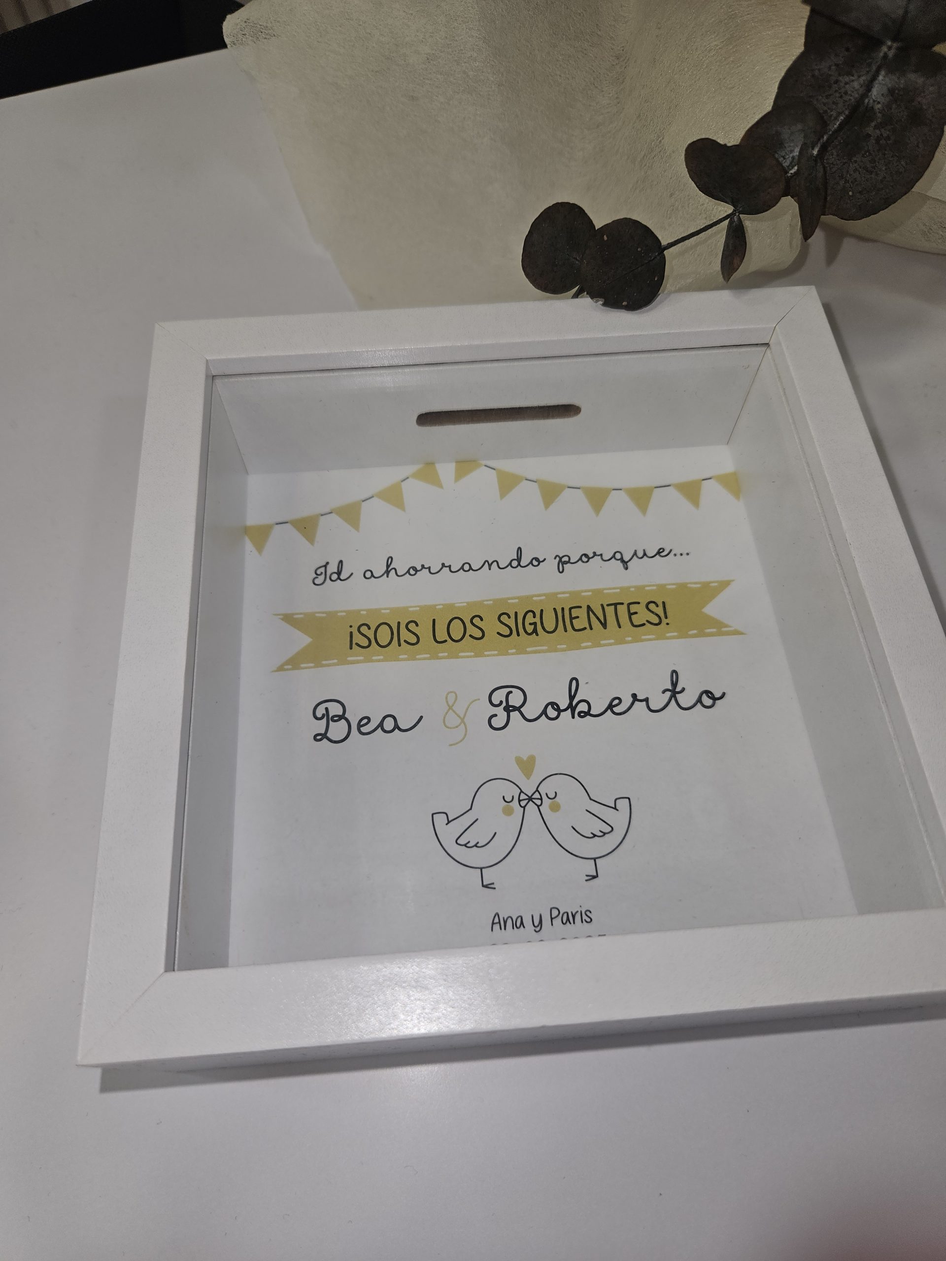 Hucha "Sois los siguientes" personalizada - Imagen 3