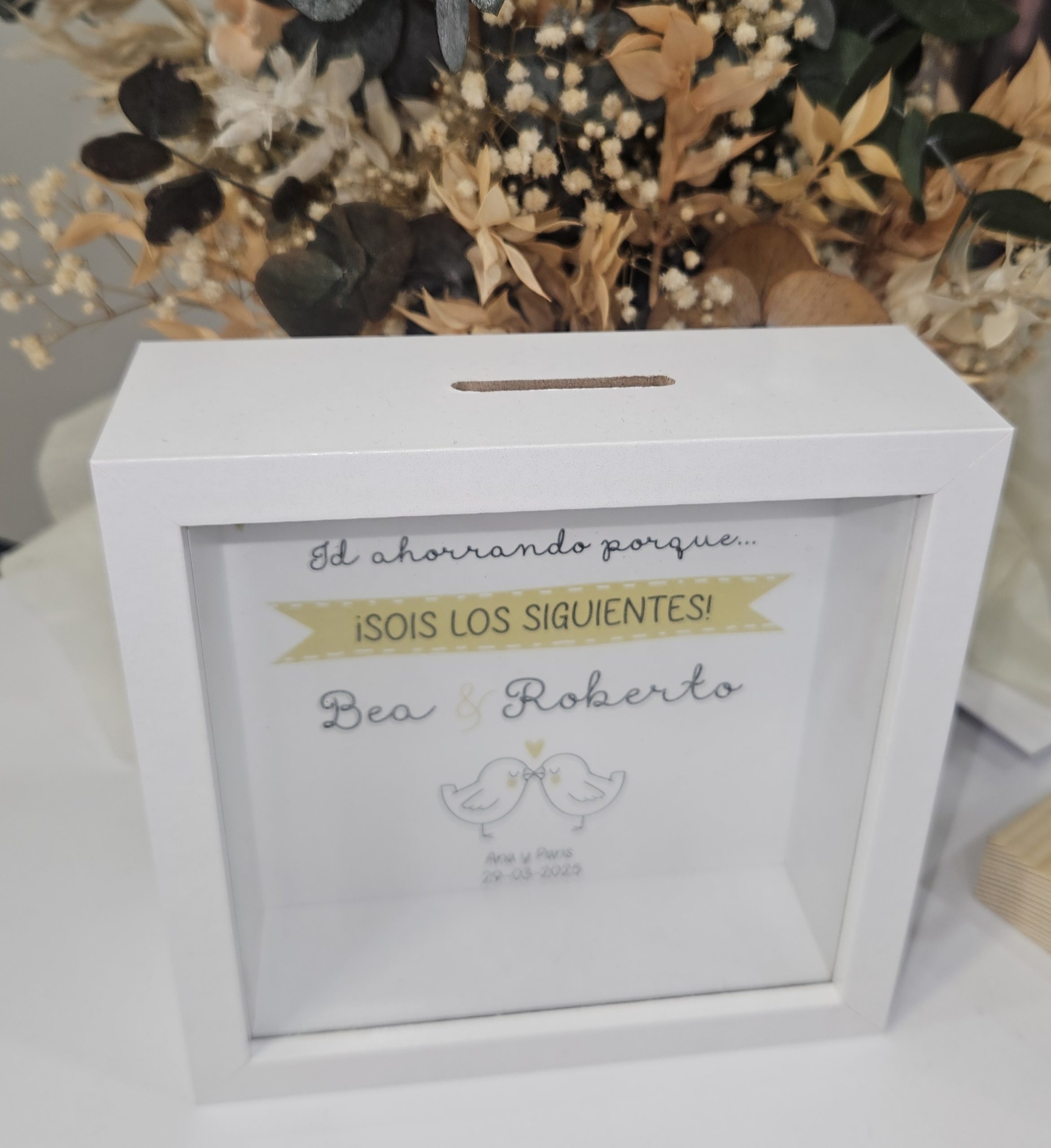 Hucha "Sois los siguientes" personalizada - Imagen 2
