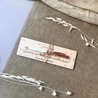 Bolígrafo con trasera oro ¿Quieres ser...? Personalizado