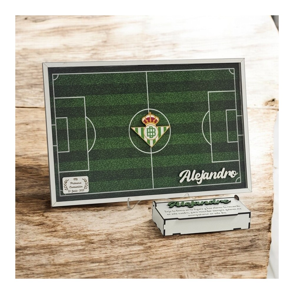 Cuadro firmas equipos futbol personalizado - Imagen 7