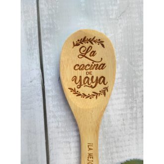 Cuchara "La cocina de la yaya/abuela" personalizada