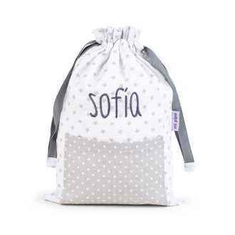 Saquito estrellas personalizado