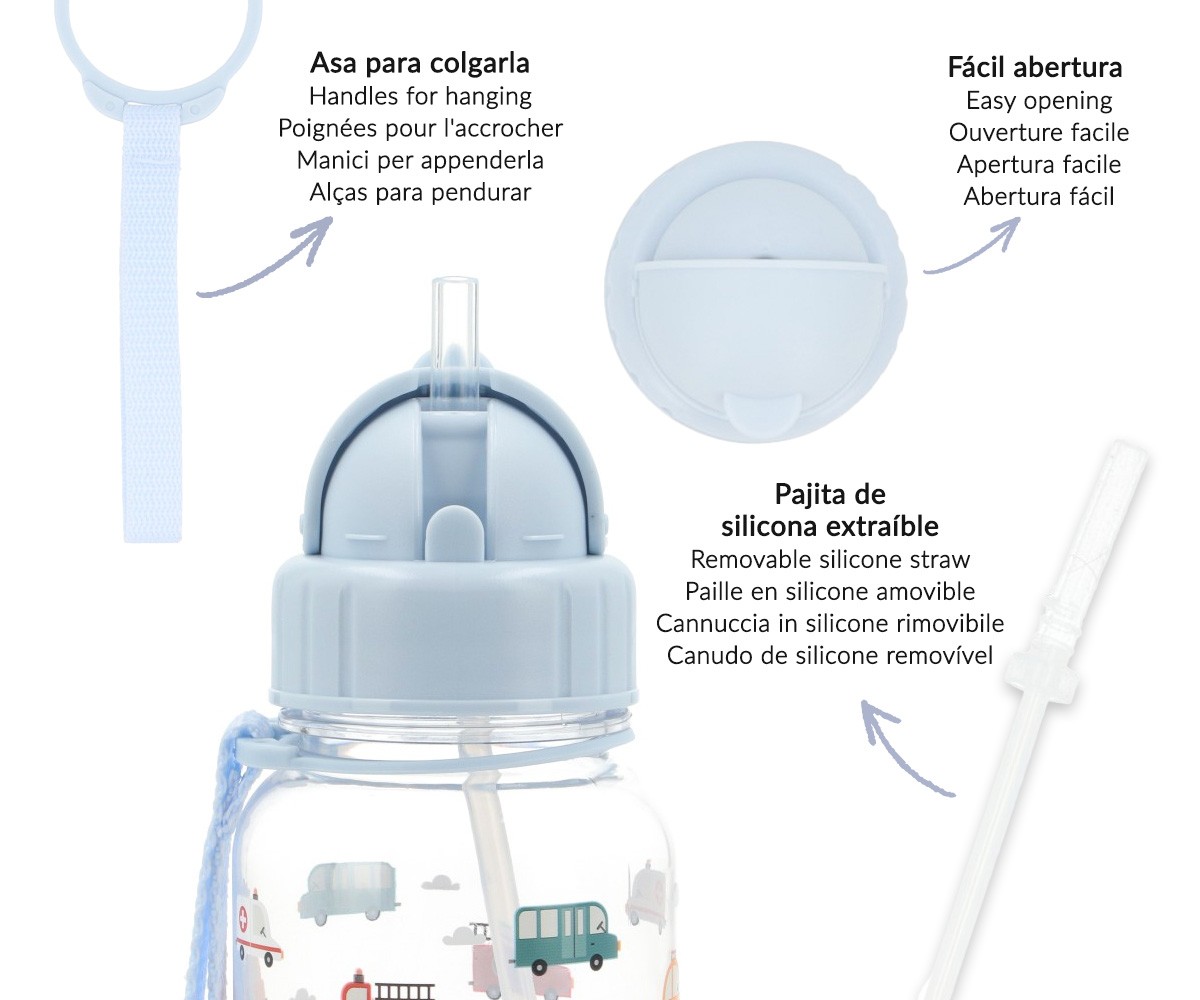Botella Plástico City Cars - Imagen 3
