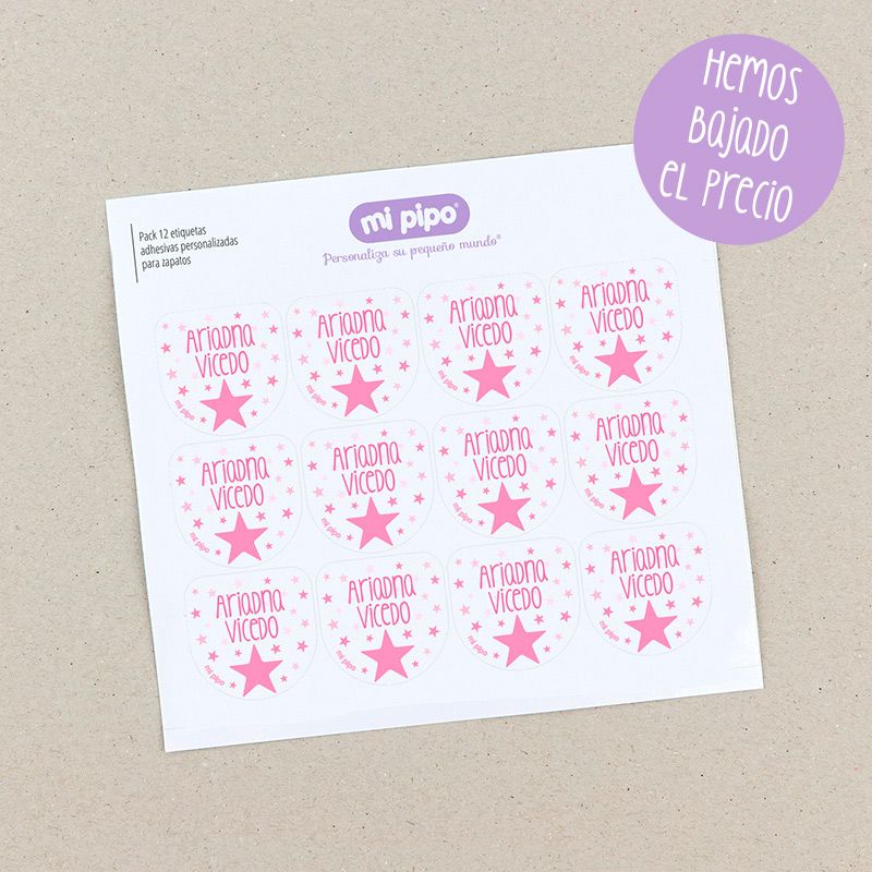 Pack 12 etiquetas personalizadas para zapatos - Imagen 12
