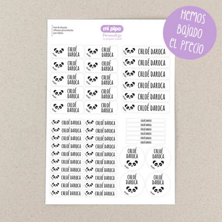 Pack 46 etiquetas adhesivas personalizadas para objetos - Imagen 8
