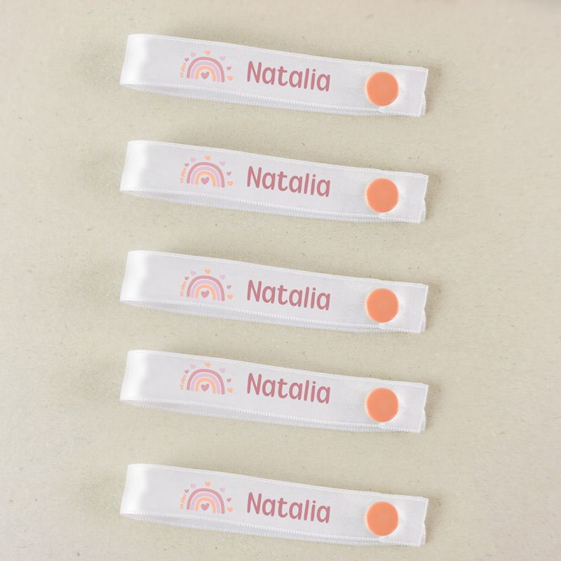 Pack 5 cintas para colgar ropa personalizadas