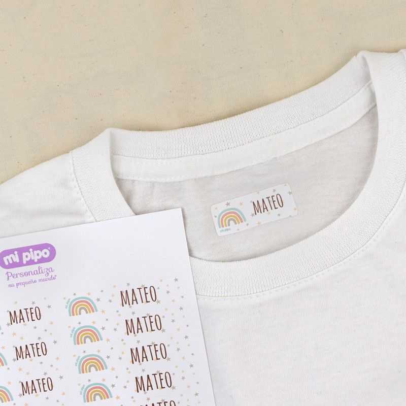 Pack 52 etiquetas termoadhesivas personalizadas para ropa - Imagen 16
