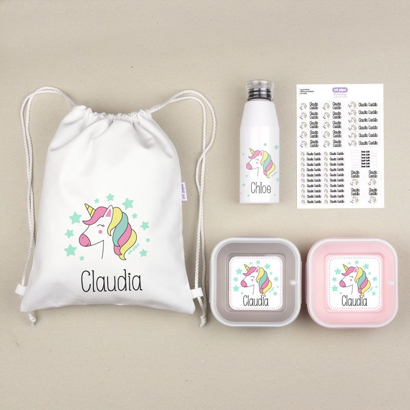 Pack Mi equipo para el cole Petate Lona personalizado - Imagen 2