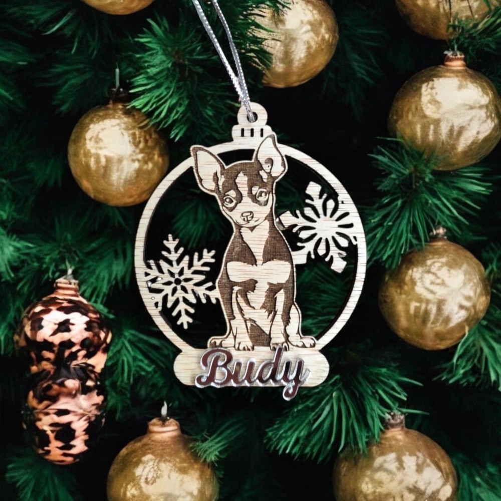Bola Navidad Mascota personalizada