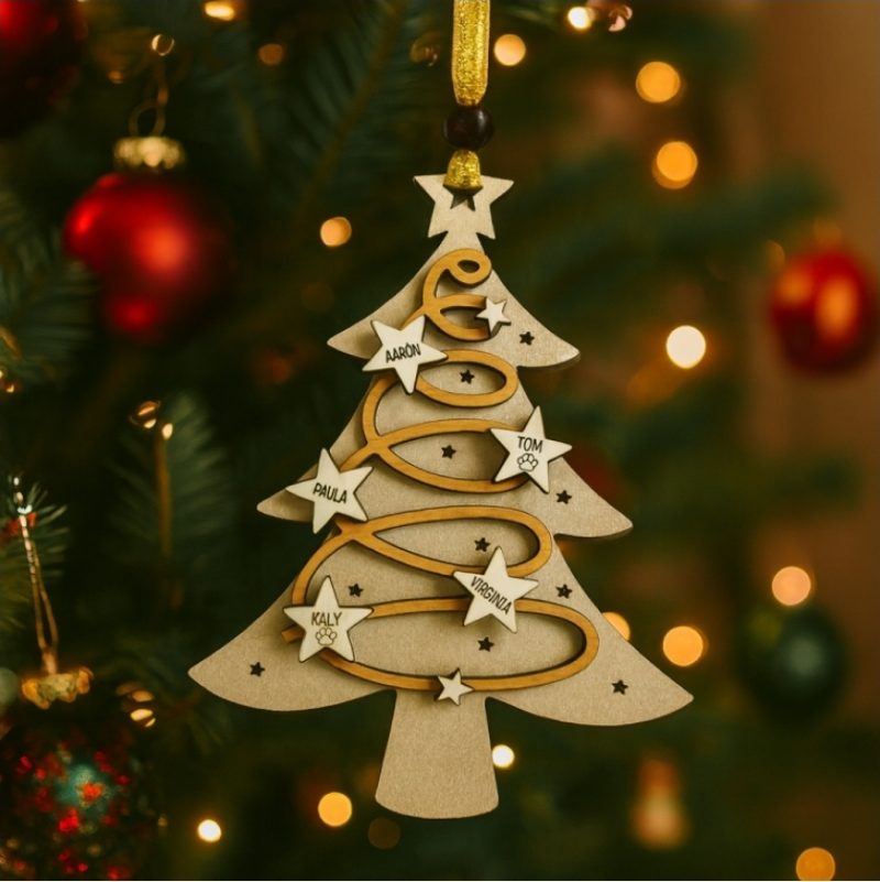 Bola arbol navidad personalizado