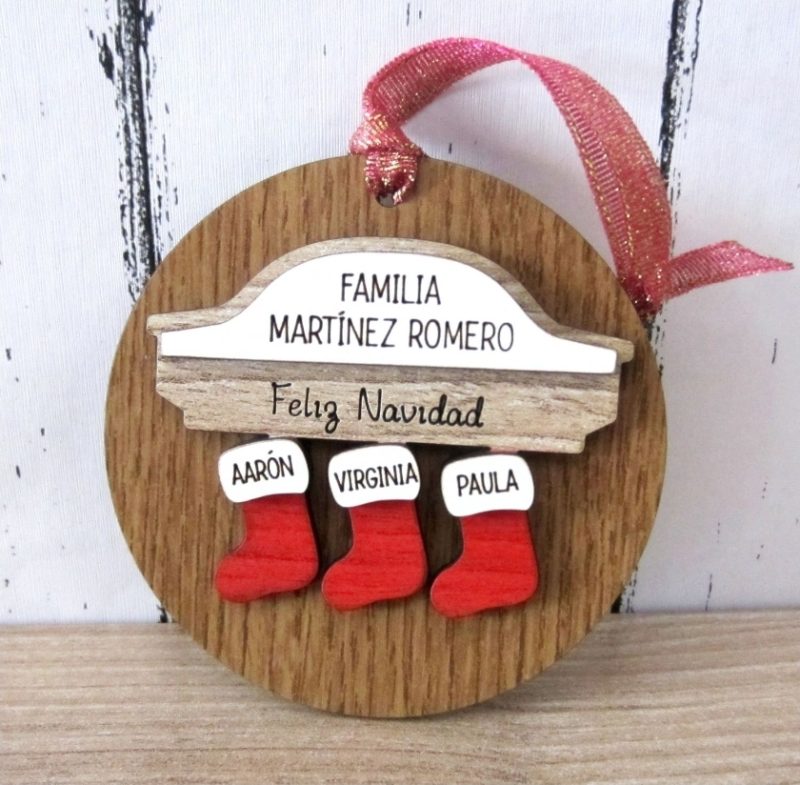 Bola Botas Navidad personalizado