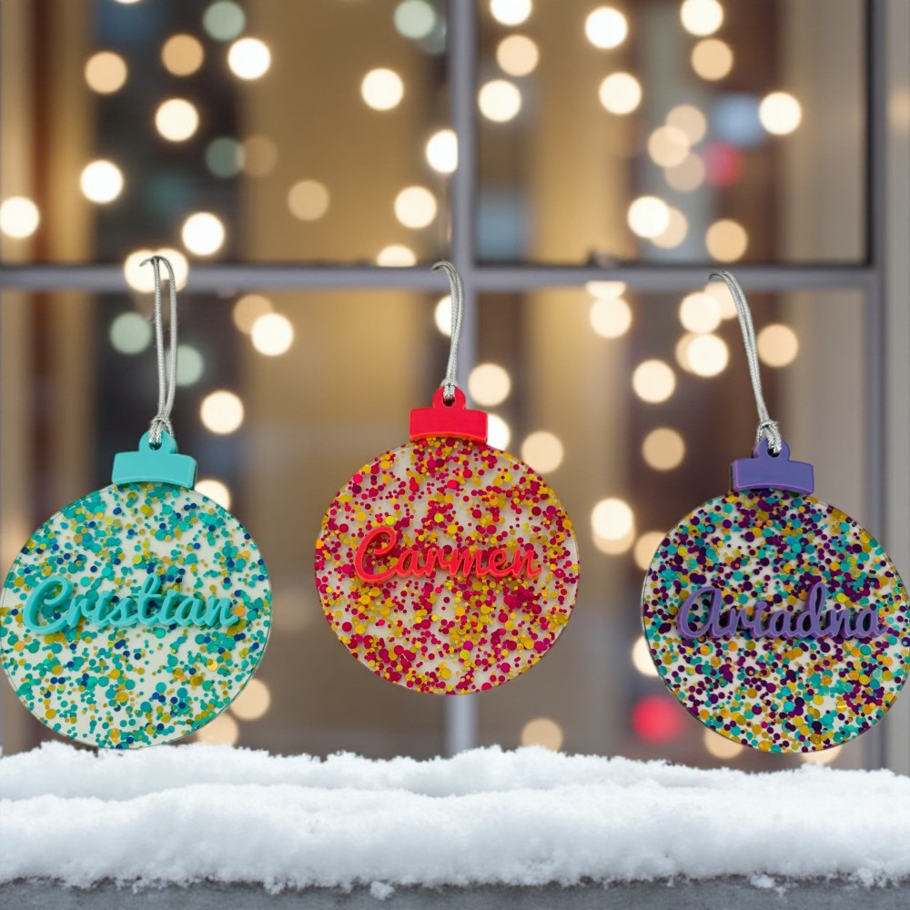 Bola Metacrilato Confeti personalizada