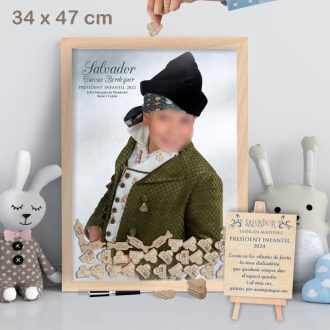 Cuadro Firmas Fallero con foto