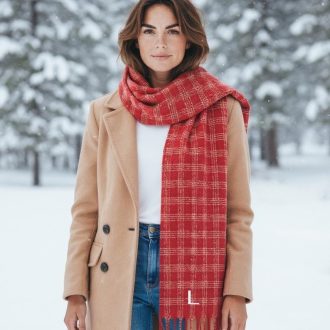 Bufanda cuadros personalizada