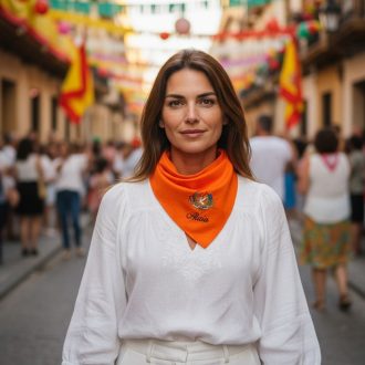 Pañuelo fallero Bordado personalizado