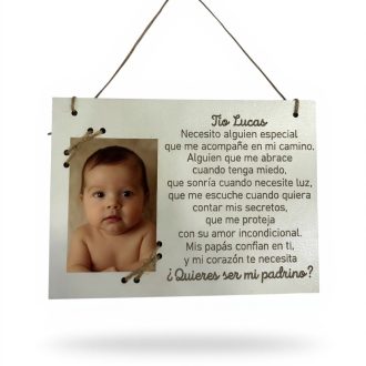 Marco padrinos personalizado