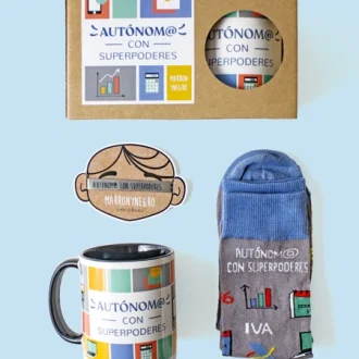 Pack taza Autónomo con superpoderes