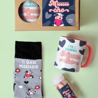 Pack Taza Te Quiero Muuucho