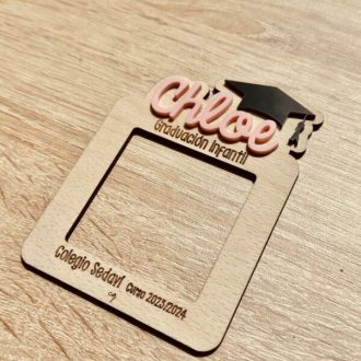 Mini Marco Imán Graduaciones niños personalizado
