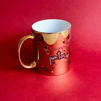 Taza Oro "Siempre Juntos"