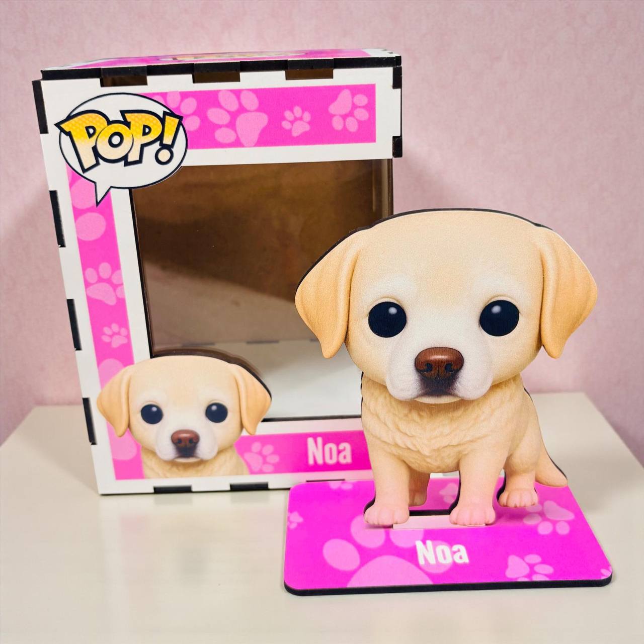 Funko madera Mascotas personalizado - Imagen 10