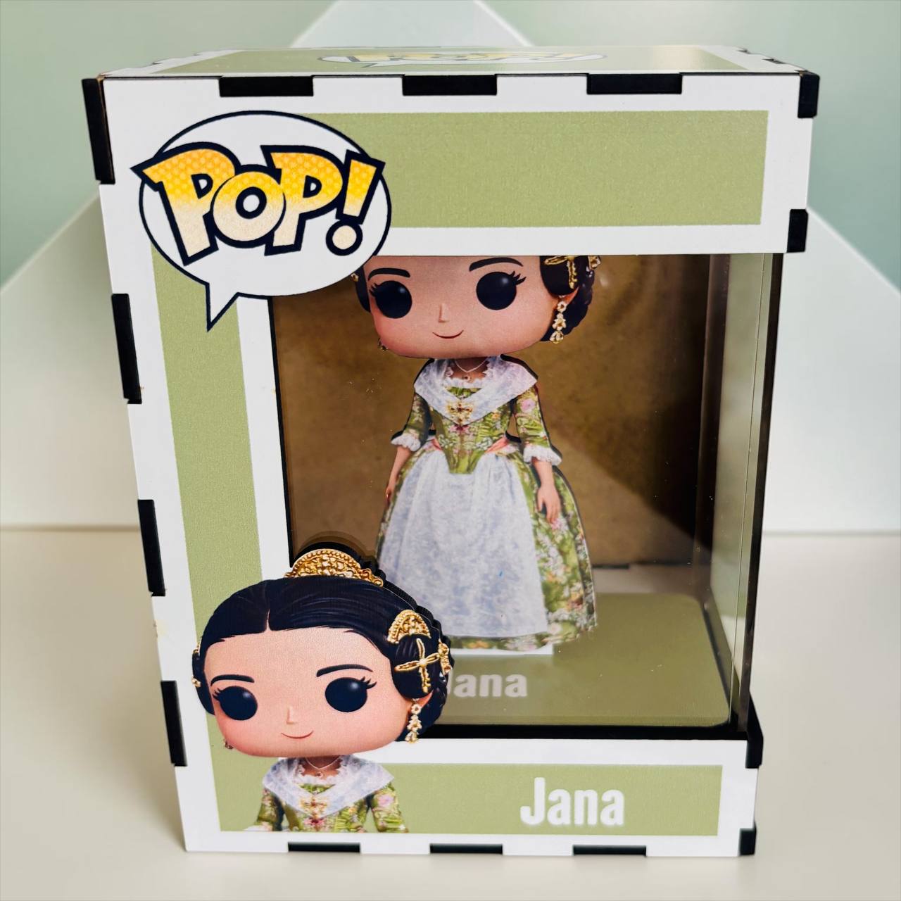 Funko Fallera o Fallero madera personalizado - Imagen 8