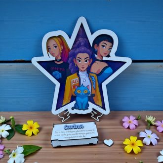 Cuadro firmas Las Guerreras K-pop personalizado