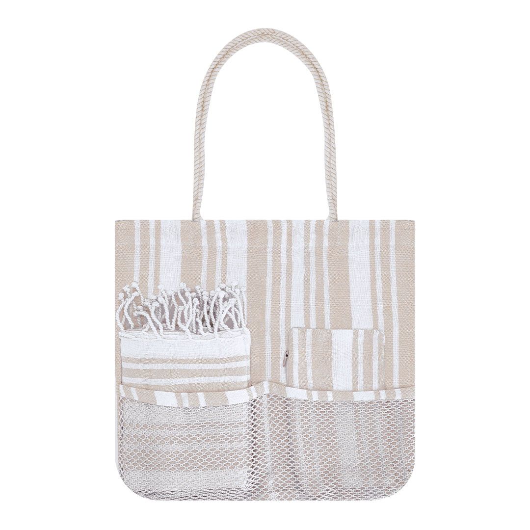 Bolso Playero con toalla y neceser personalizado