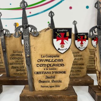 Trofeo resina personalizado