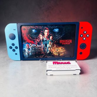 Cuadro firmas Nintendo Stranger Things personalizado