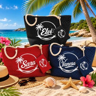 Bolso Playa lunares personalizado