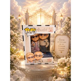 Funko Abuelos madera personalizado