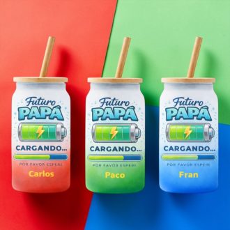 Vaso Futuro papá personalizado