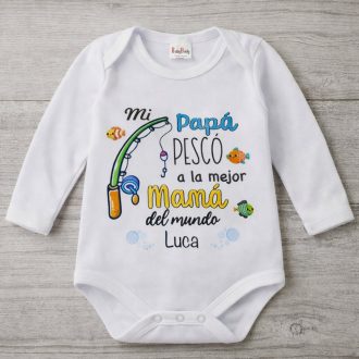 Body "Mi papá pescó a la mejor mamá del mundo"