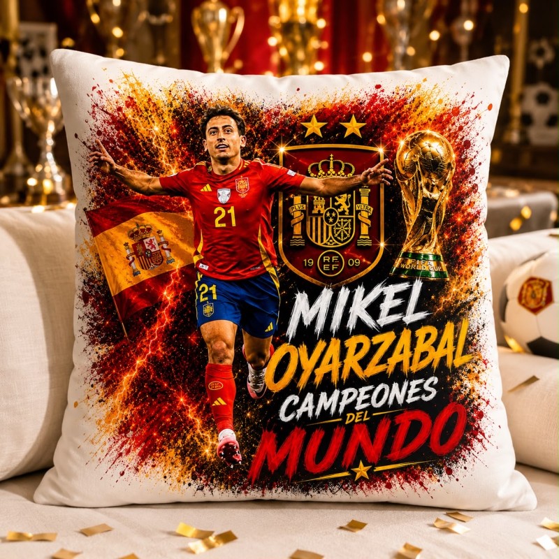 Cojín Jugadores España Mundial 2026 - Imagen 4