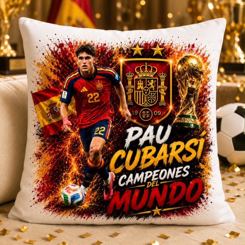 Cojín Jugadores España Mundial 2026 - Imagen 7