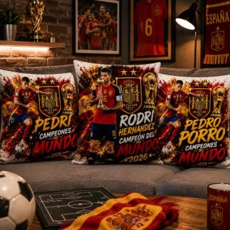 Cojín Jugadores España Mundial 2026