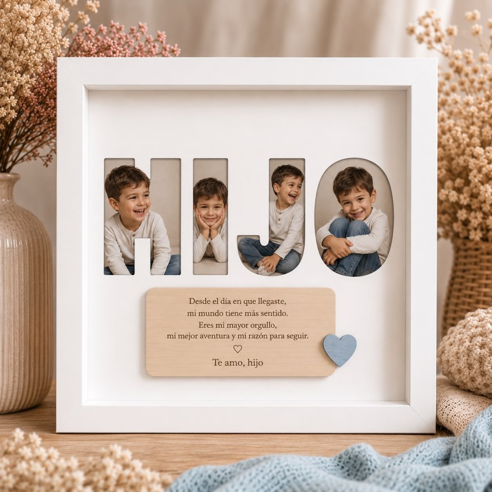 Cuadro hijo/a con fotos personalizado - Imagen 2