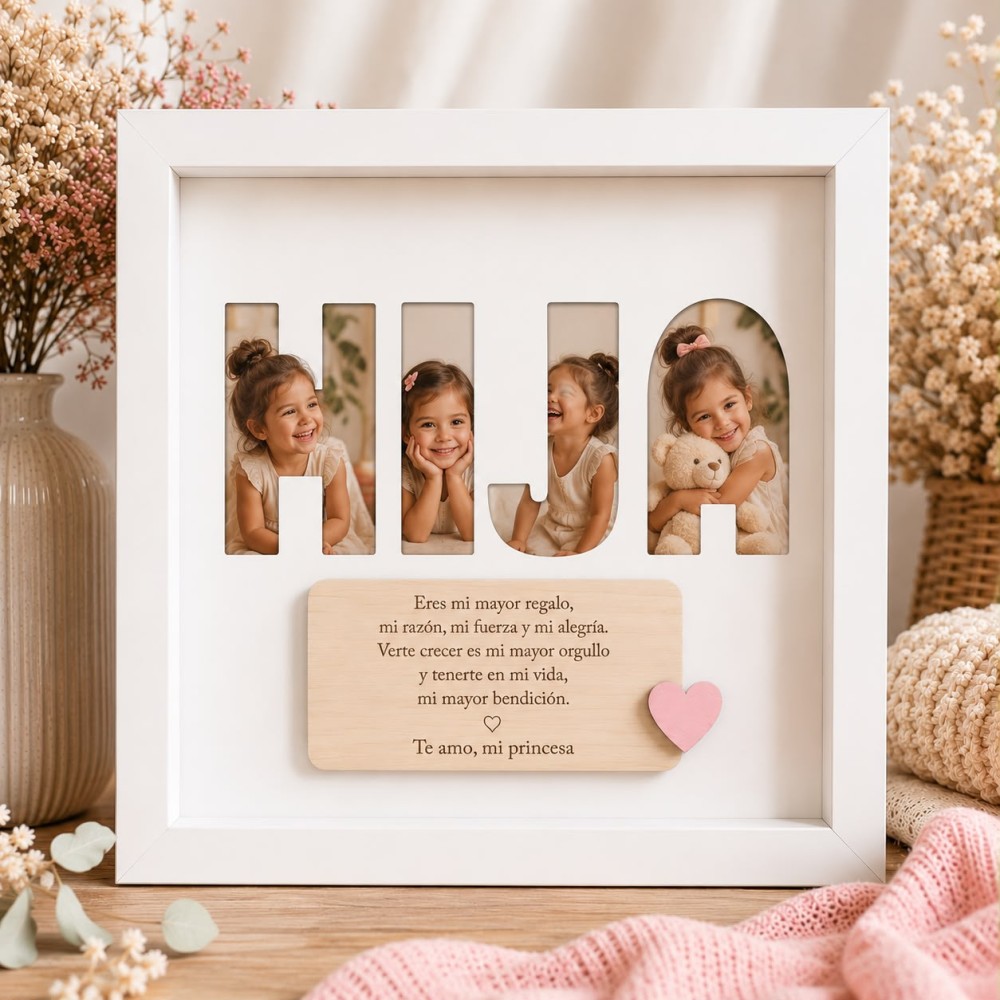 Cuadro hijo/a con fotos personalizado - Imagen 3