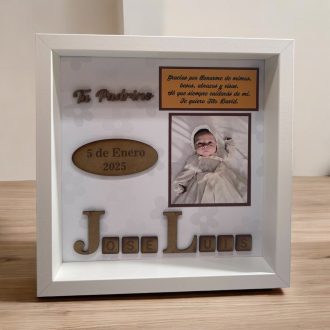 Cuadro padrinos personalizado