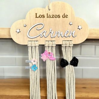 Cuelga lazos personalizado
