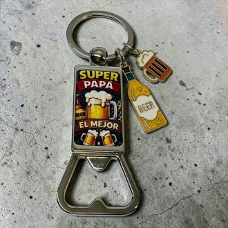 Llavero abridor cerveza Papá o Abuelo